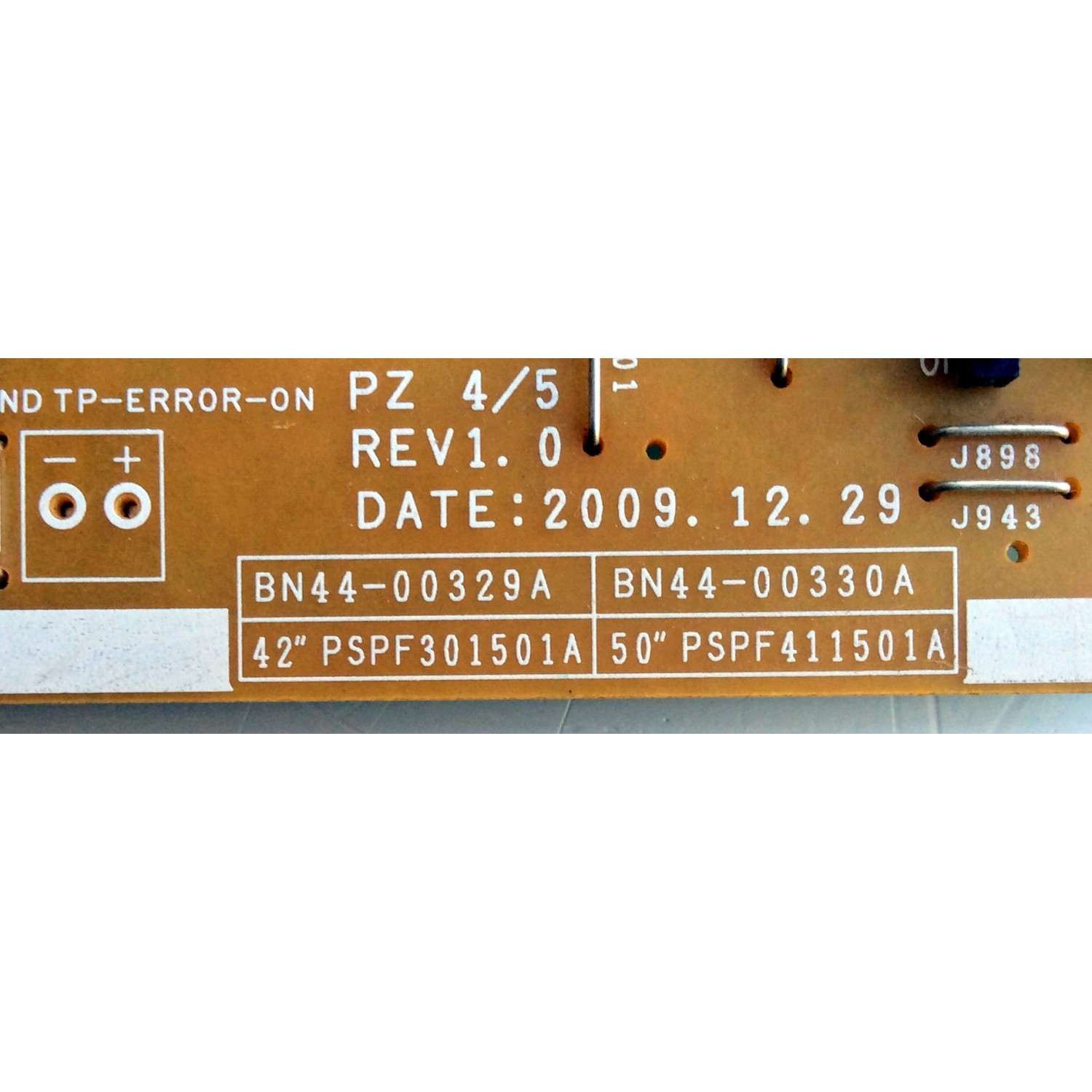 FUENTE DE PODER / SAMSUNG BN44-00330A / PSPF411501A / SUSTITUTAS BN44-00329A / 329B / 329C / 414A / 330C / 330B / PANEL´S S50HW-YB06 / S50HW-YD13 / MODELOS NS-50P650A11 / PS50C530C1WXRU / PL50C430A1MXZD / PS50C450B1XXV / PL50C450B1XZP / PS50C450B1XXT - Imagen 4